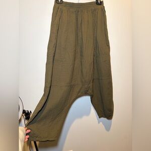 Atelier Delphine Kiko Cotton Pant in Olive